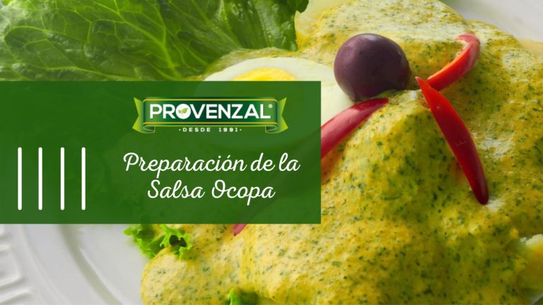 Salsa Ocopa Historia Y Preparación Provenzal Peru